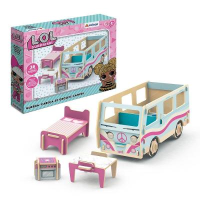 Playset Quebra-cabeça Carrinho 3d Lol 38 Peças Xalingo