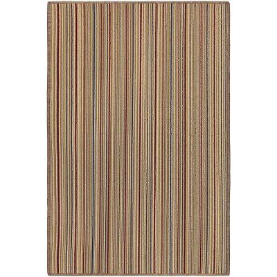Tapete Para Sala Aruba Linhas Marrom 1,00x1,50m