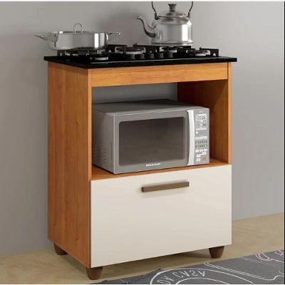 Balcão Para Cooktop Salvia Kaiki Móveis - Nature/off