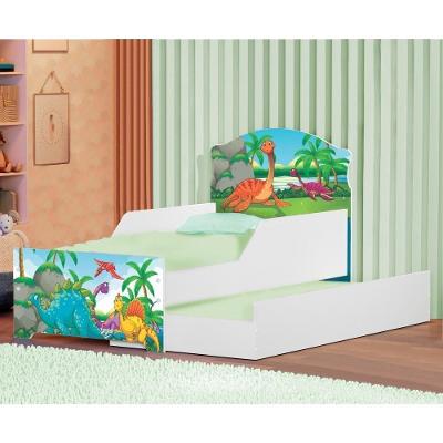 Bicama Infantil Adesivado Uly Floresta Dinossauros