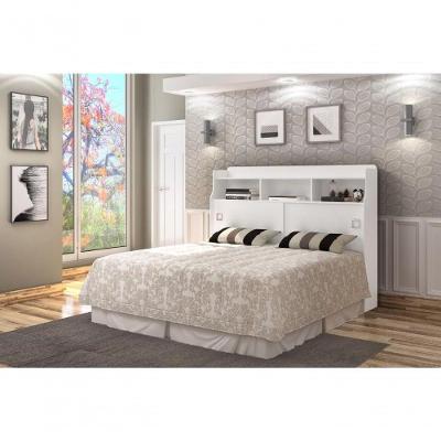 Cabeceira Jessica Box Casal Com 2 Portas Branco