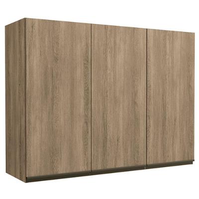 Armario Aereo 3 Portas 120 Cm Mdp Maxxi G766 Kappesberg Nogal
