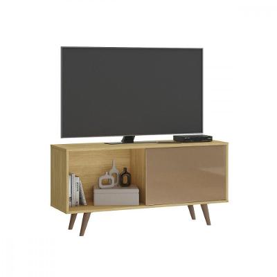 Rack Malaga Para Tv Até 55 Polegadas Madeirado Reflecta Flex Wood Madeirado E Reflecta