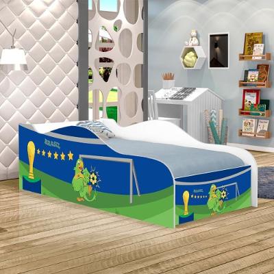 Cama Carro Fun Adesivada Copa Do Mundo Solteiro