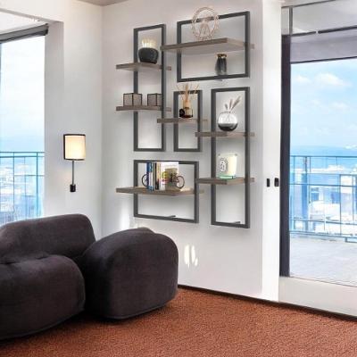 Conjunto 7 Prateleiras Industrial Affara - Pleno