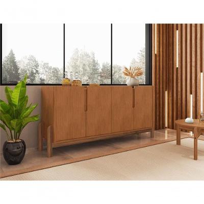 Buffet Lizz 170cm 4 Portas C/ 6 Espaços Internos Cedro