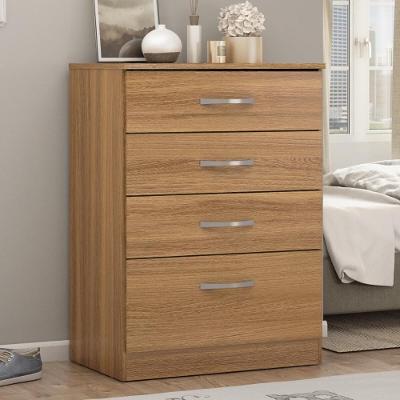 Cômoda Com 4 Gavetas 63cm Multimóveis Cr35290 Amêndola Touch