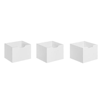 Kit 3 Gavetas Para Nicho Organizador Qmovi Branco