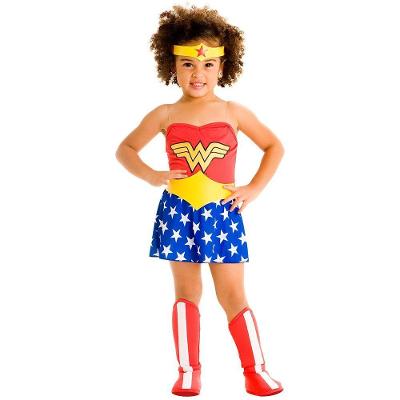 Fantasia Infantil - Mulher Maravilha Bebê - Tamanho P (1 Ano) - 22061 - Sulamericana
