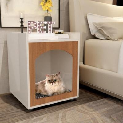 Mesa De Cabeceira Pet Martinez Off White Freijo