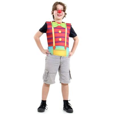 Fantasia Infantil - Peitoral Palhaço - Tamanho único (3 A 6 Anos) - 72108 - Sulamericana