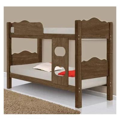 Beliche Sevilha Mocaccino 100% Mdf E Estrado 100% Madeira Vira 2 Camas Solteiro Carmolar