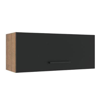 Armário Aéreo Madesa Agata 80cm 1 Porta Basculante Rustic
