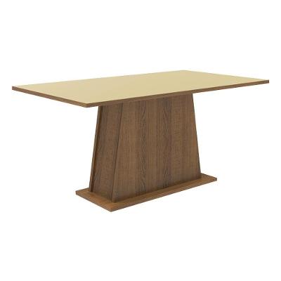 Mesa Madesa Retangular Tampode Madeira 5364 Rustic crema