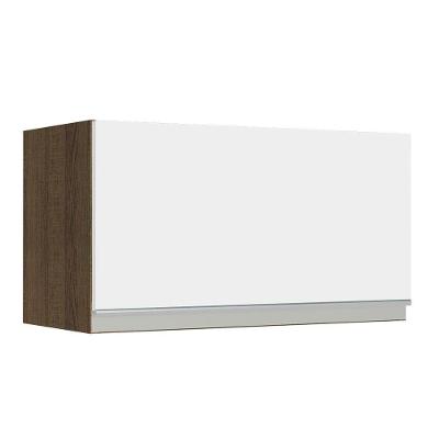 Armário Aéreo Glamy 60cm 1 Porta Rustic/Branco Madesa