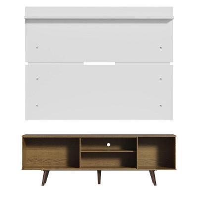 Rack Madesa Dubai e Painel para Tv até 65 Polegadas com Pés