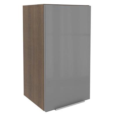 Armário Aéreo Madesa Lux 35 Cm 1 Porta Rustic/cinza