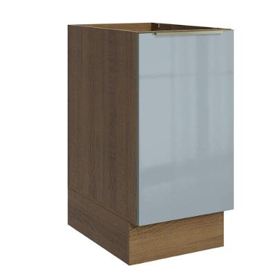 Balcão Madesa Lux 40 Cm 1 Porta Rustic/cinza