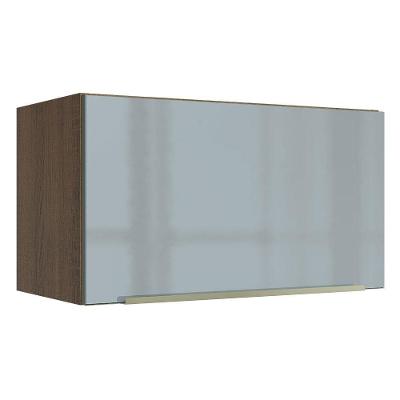 Armário Aéreo Madesa Lux 60cm 1 Porta Basculante Rustico Cza