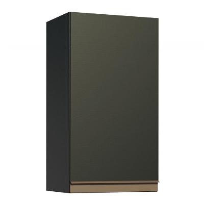 Armário Aéreo Madesa Reims 35cm 1 Porta Preto