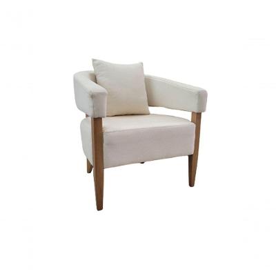 Poltrona Decorativa Valentina Luxo Dora Bela Cor Linho 1002