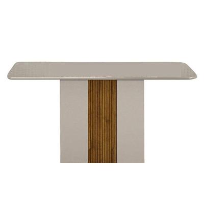 Mesa De Jantar Doha 120x80 Off White Decor Off - Leifer Móveis