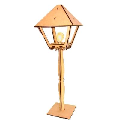 Luminária De Chão São Thomé - Mdf Cru