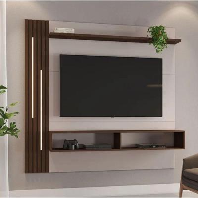 Painel Agrado Para Tv Até 65" Jcm Movelaria - Off/café Soft