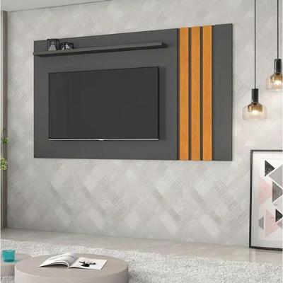 Painel Para Tv Até 70" Atraente Jcm Movelaria - Grafite/cinamomo