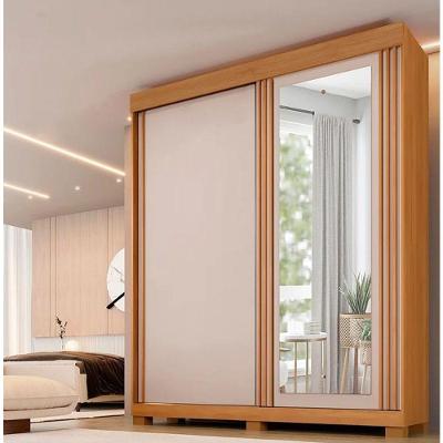 Guarda Roupa Mônaco 100%mdf 2 Portas Cinamomo/off - Benetil