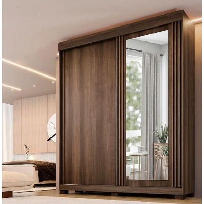 Guarda Roupa Mônaco 100%mdf 2 Portas Imbuia - Benetil