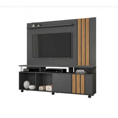 Rack E Painel Atraente Tv 70" Jcm Movelaria - Grafite/cinamomo