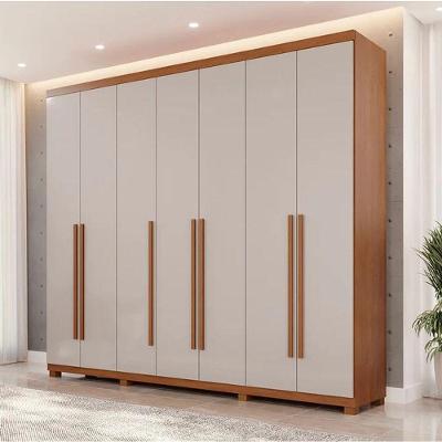 Guarda Roupa Istambul 7 Portas 100%mdf Cinamomo/off Benetil