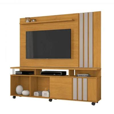 Rack E Painel Atraente Tv 70" Jcm Movelaria - Cinamomo/off