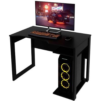 Mesa Para Computador Escrivaninha Gamer Preto