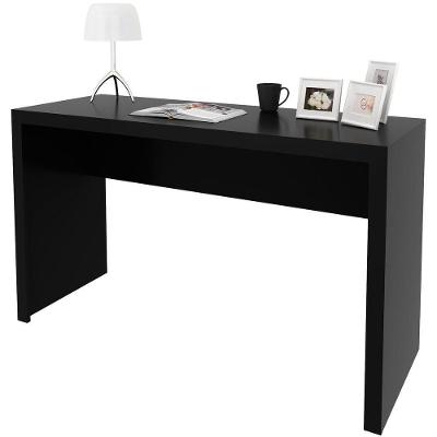 Mesa Para Escritório Escrivaninha 127 Cm Preto