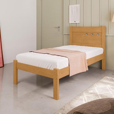 Cama De Solteiro Flex Bilac Com Colchão Naturalle Off White