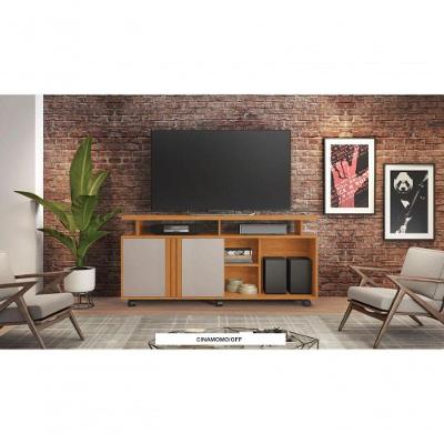 Rack Humor Para Tv Até 56" Jcm Movelaria - Cinamomo/off