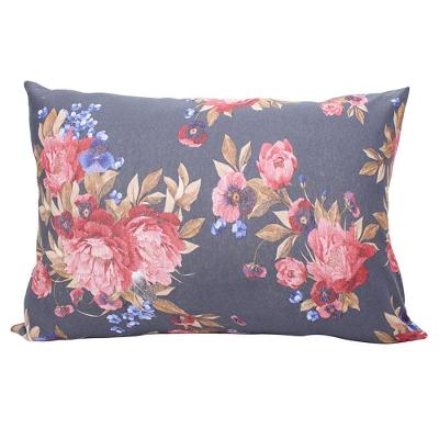 Fronha Estampada Avulsa Portallar Malha 100% Algodão Linha Casa Budapeste/cinza