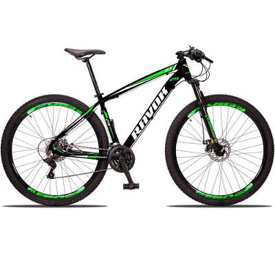 Bicicleta Aro 29 Alumínio Shimano Suspensão 24 Marchas Freio A Disco Verde Tamanho 17"