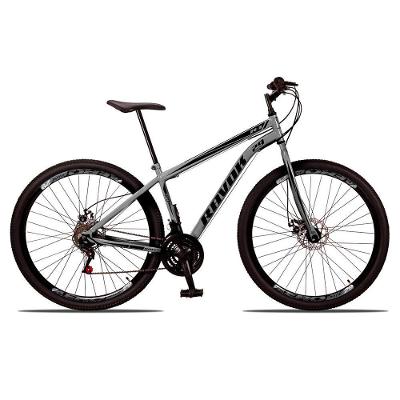 Bicicleta Aro 29 Shimano Traseiro Aço 21 Velocidades Marchas Cor:grafite