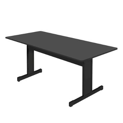 Mesa De Reunião Retangular 2.0 Ret Preto Onix