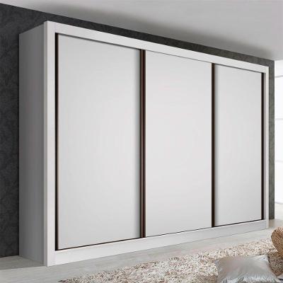 Guarda Roupa Casal Nápoli Branco 3 Portas 6 Gavetas Minastex