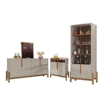 Conjunto Sala De Estar Completo Seville Off White Cedro