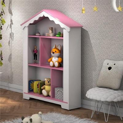 Estante Infantil Magic Branca Rosa