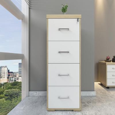 Arquivo Com 4 Gavetas Coventry Carvalho Branco