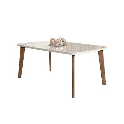 Mesa 1,70 X 0,90 Manchester Oblongo Off White