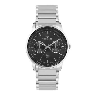 Relógio Technos Masculino Slim Prata - 6p25by-1p 6p25by-1p