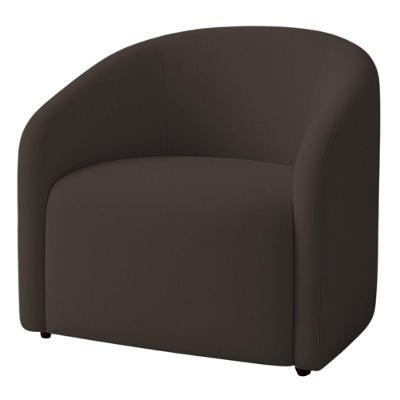 Poltrona Orgânica Decorativa Lara Boucle 7 Decor Marrom