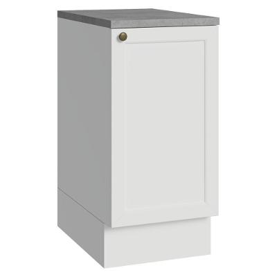 Balcão De Cozinha 40 Cm 1 Porta Branco Vik Madesa Branco
